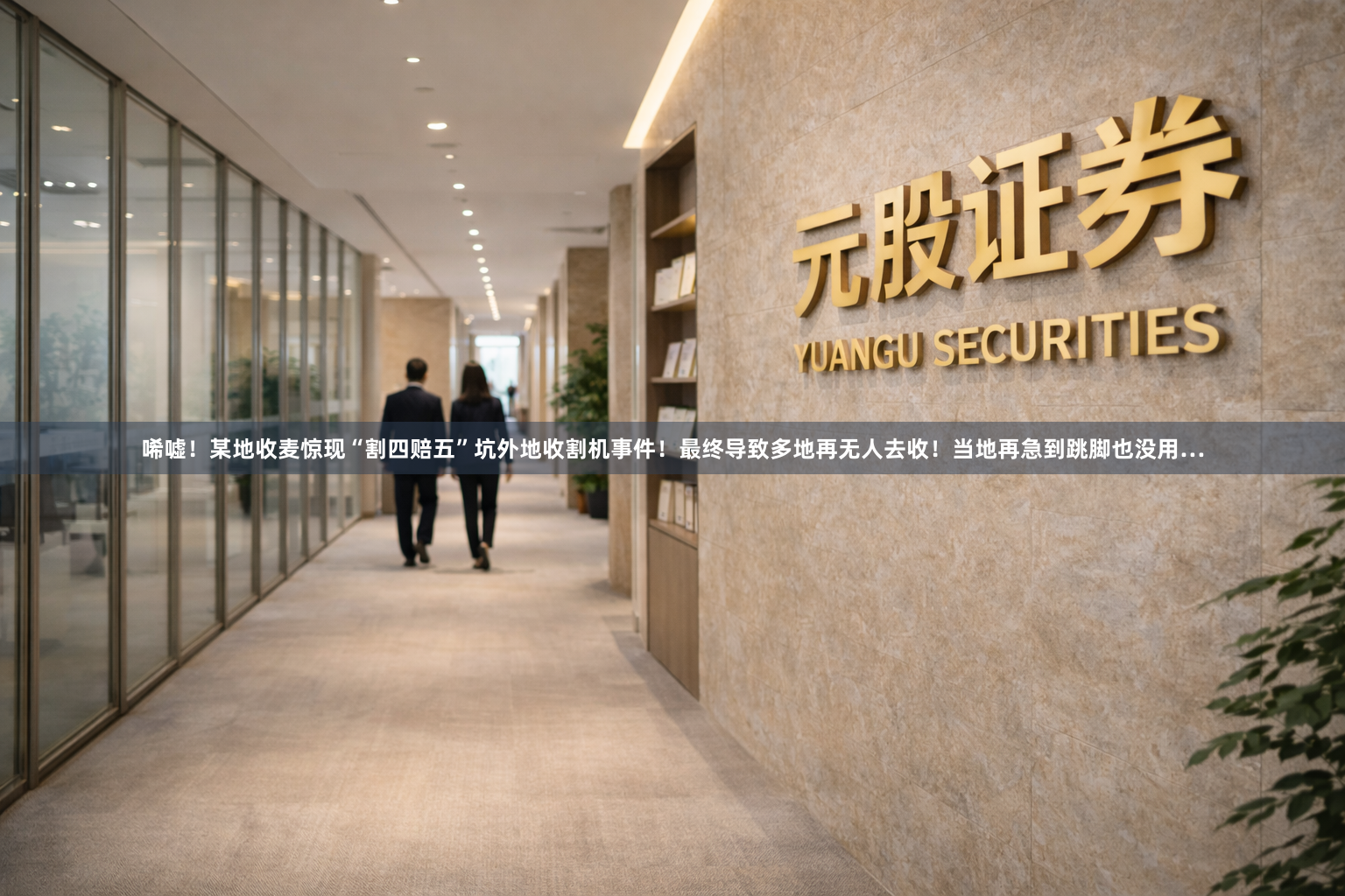 唏嘘!某地收麦惊现“割四赔五”坑外地收割机事件!最终导致多地再无人去收!当地再急到跳脚也没用…