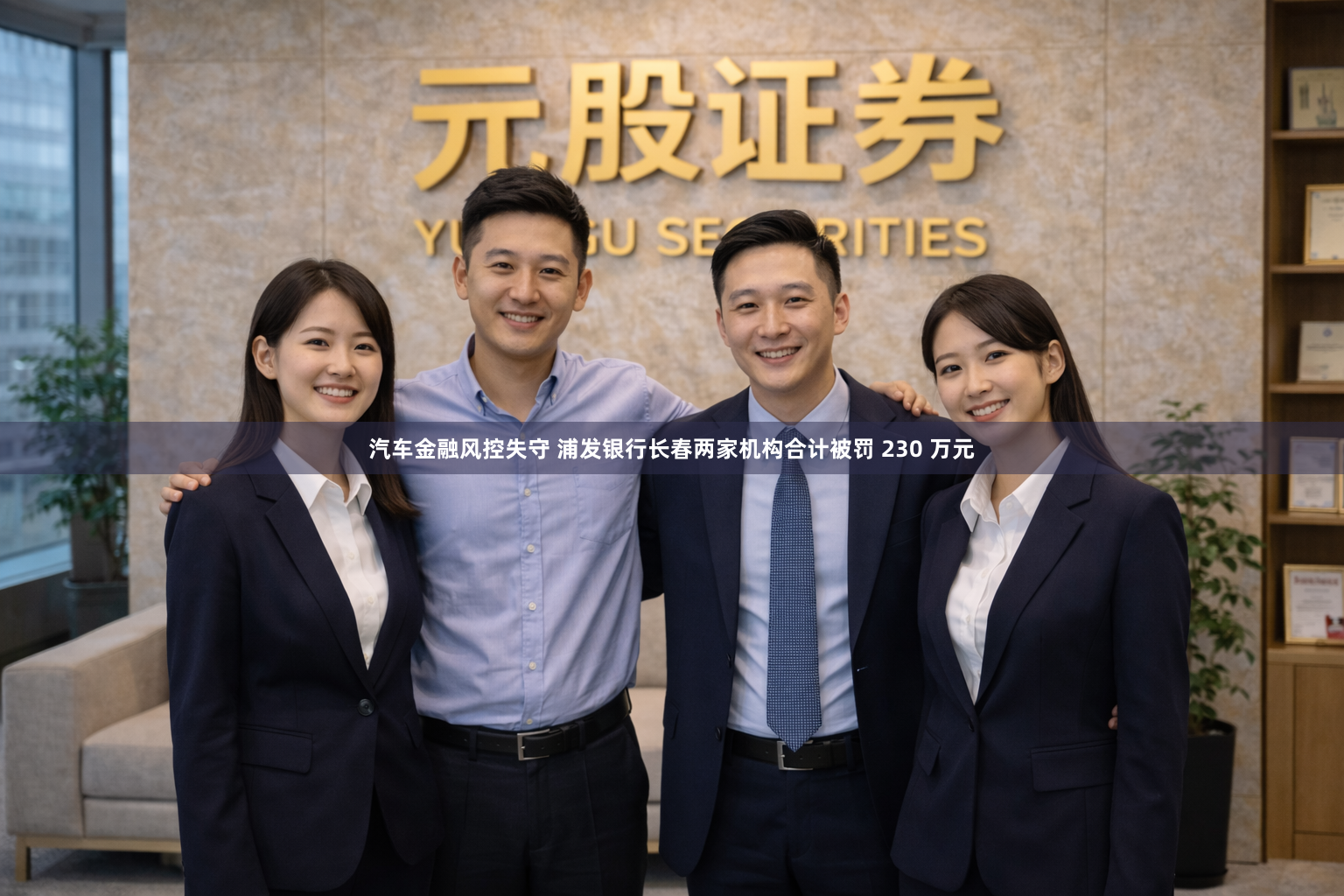 汽车金融风控失守 浦发银行长春两家机构合计被罚 230 万元