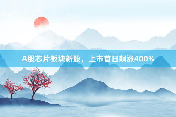 A股芯片板块新股，上市首日飙涨400%